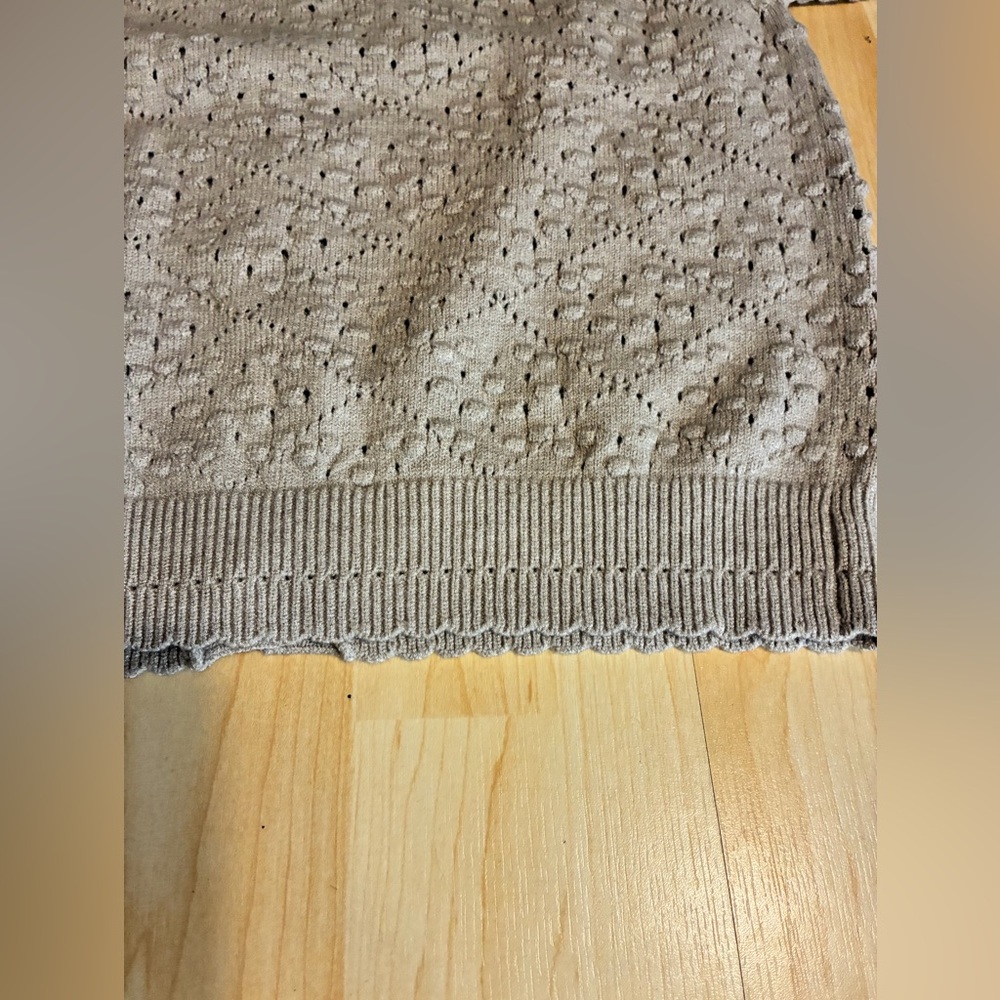 Cyrus Short-Sleeve Pointelle Knit Cardigan - Picture 10 of 10